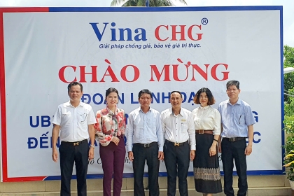 Lãnh đạo Phường An Phú Đông và Hội Doanh nghiệp thăm Công ty Cổ phần VINA CHG